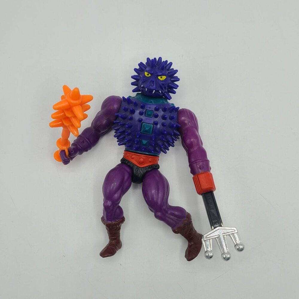 Vintage 1980s MOTU Spikor Action Figure With Accessories